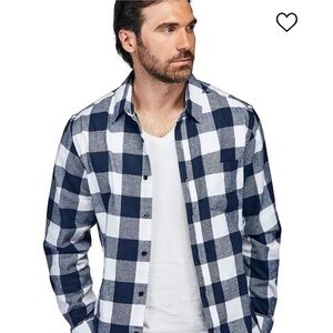 BRAVEMAN CLASSIC BUTTON DOWN FLANNEL SHIRT